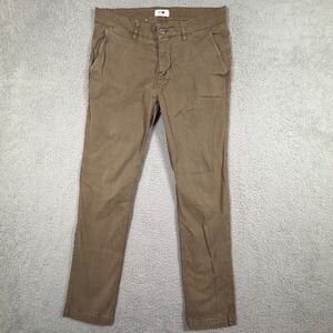 NN07 No Nationality Marco Tessuti Pordenone Khaki Slim Men's 33x32 Chino Pants